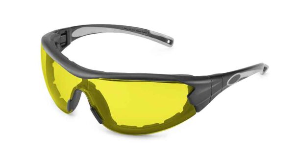 Gateway Safety 21GB88 Swap Safety Glasses - Interchangeable Temple & Strap Eye Protection with Foam-Lined Frame