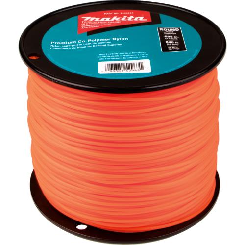 Makita T-03414 Round Trimmer Line, 0.095, Orange, 840™, 3 lbs.