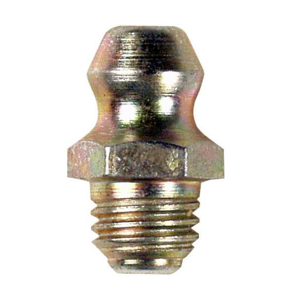 American Lube T-7201 1/4"-28 Taper, Straight, .54" Long, Grease Fitting