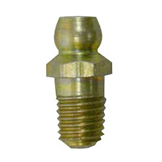 American Lube T-7202 1/4"-28 Taper, Straight, .67" Long, Grease Fitting