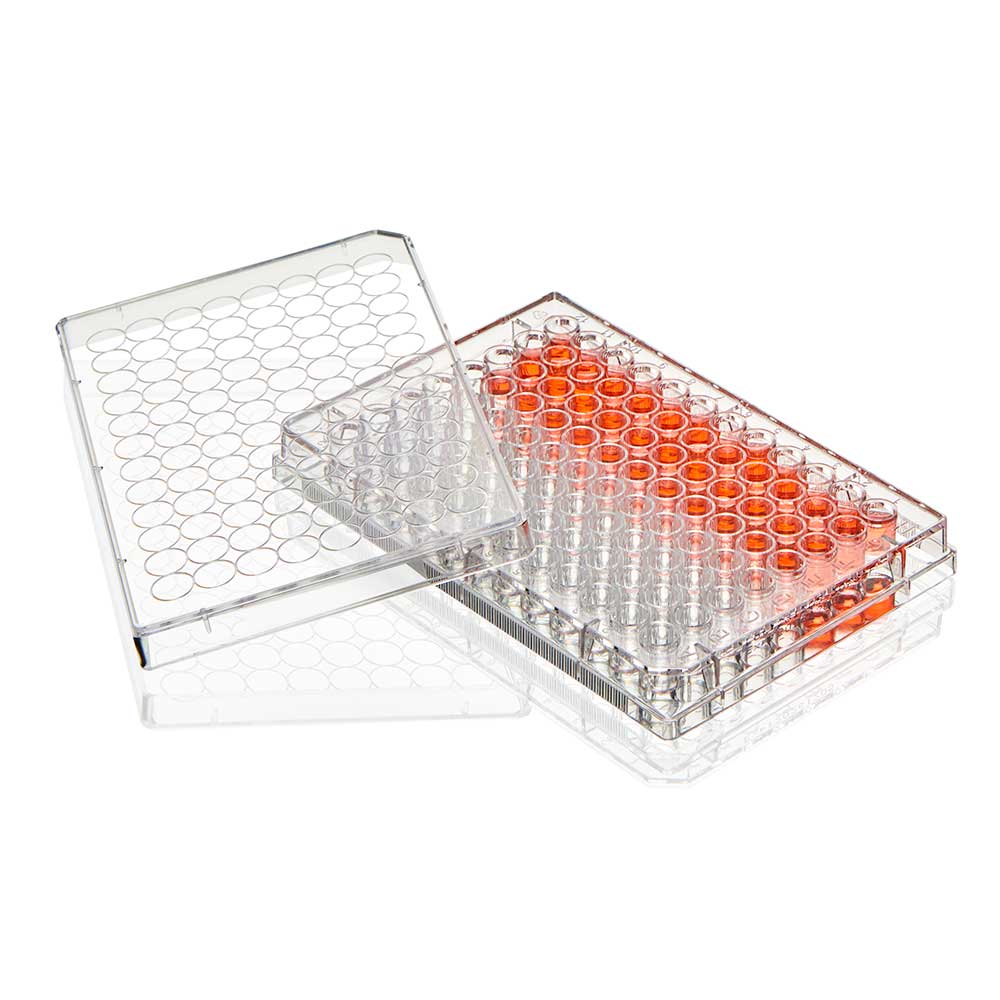 Globe Scientific TC-PLT-96-NT Diamond SureGro Multiple Well Plate 96 Well Flat Bottom Non-treated Sterile Individually Wrapped