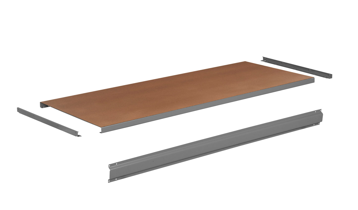 Tennsco THB-3072 Steel with Hardboard Top with Stringer for 72"w x 30"d Workbench