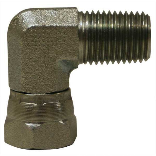 American Lube TIM-1501-44 1/4"(M) x 1/4"(F) 90 Degree Union Adapter