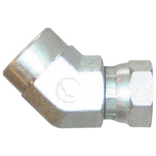 American Lube TIM-1504-44 1/4"(F) x 1/4"(F) 45 Degree Union Adapter