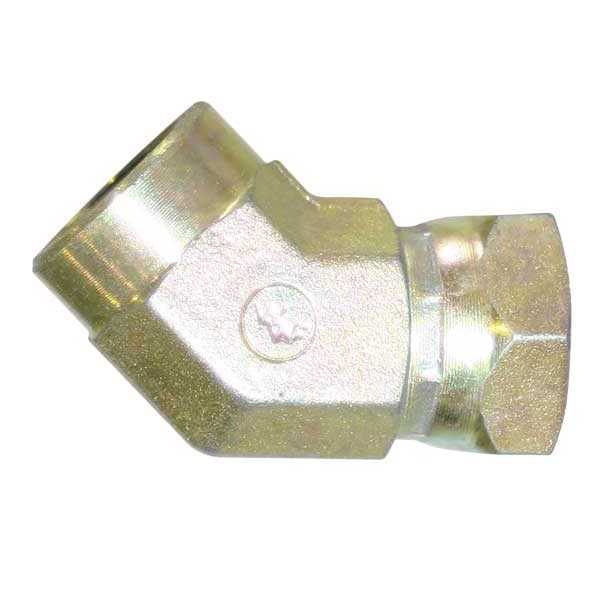 American Lube TIM-1504-66 3/8"(F) x 3/8"(F) 45 Degree Union Adapter