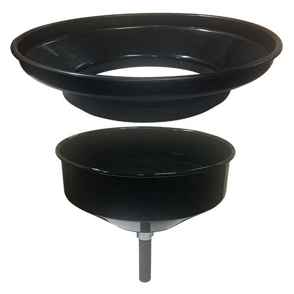 American Lube TIM-315-KIT 15" Metal Replacement Bowl & Expansion Funnel for TIM-315-1A & TIM-315-A Waste Oil Drains