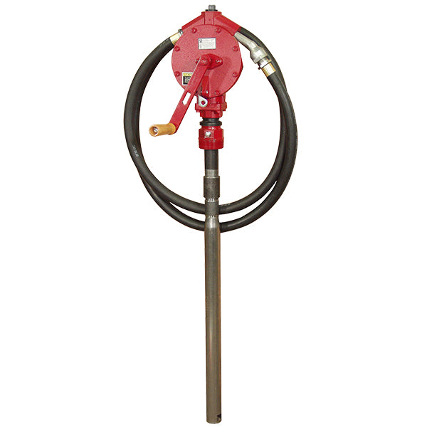 American Lube TIM-323 Rotary Hand Pump for Viscosity Liquids, Oil, Gasoline & Diesel Fuel