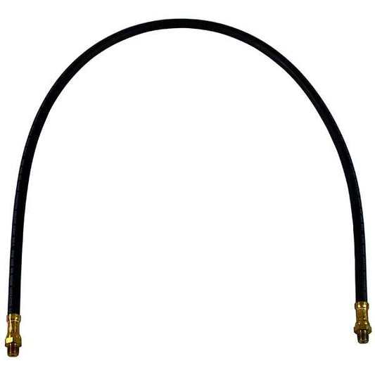 American Lube TIM-4323 36" One-Wire Braid Rubber-Covered Flex Whip Hose, 1/8" NPT (M)