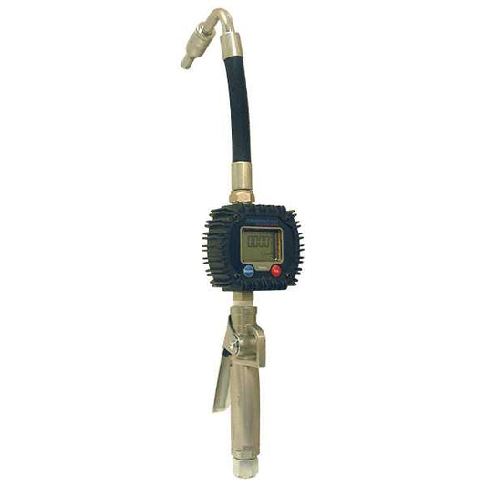 American Lube TIM-601-FA Digital Metered Control Handle for Oils or ATF with Flexible Extension & Automatic Non-Drip Tip