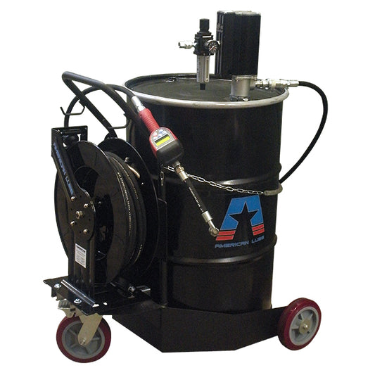 American Lube TIM-733-P Portable, Air-Operated Oil Pump Package for 55-Gallon Drum