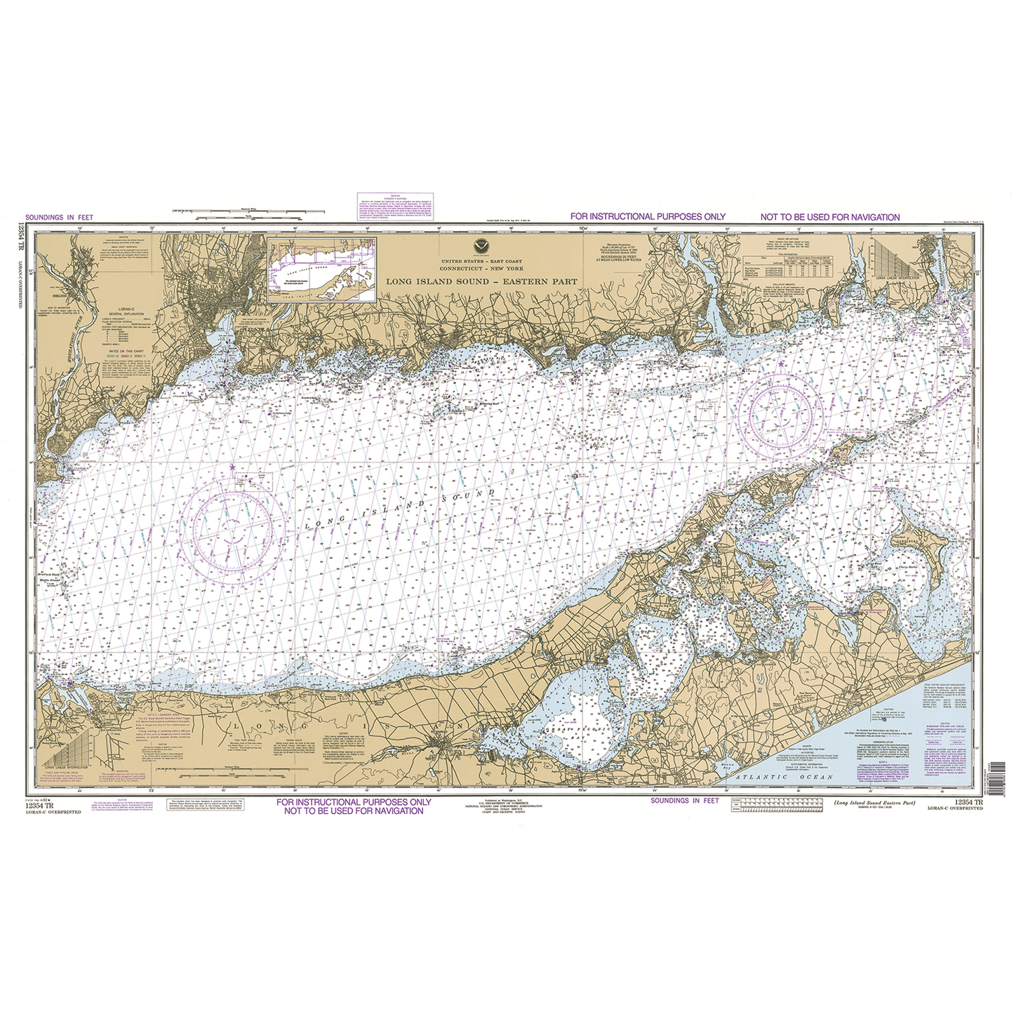 Paradise Clay PAR063 NOAA Training Chart Long Island Sound/Eastern Portion