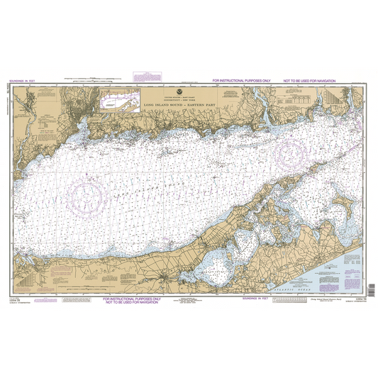 Paradise Clay PAR063 NOAA Training Chart Long Island Sound/Eastern Portion