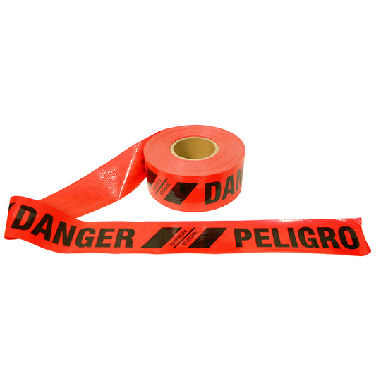 Cordova Safety TR60213 Barricade Tape, DANGER/PELIGRO, 6 mil