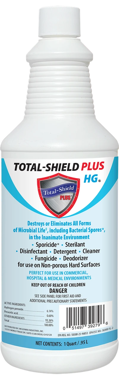 SOS Cleanroom Total-Shield Plus HG Sporicidal Disinfectant (Sterile)