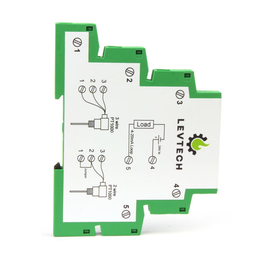 Levtech LSP-TSTS-000-420 Slim 4-20mA Temperature Transmitter for Pt1000