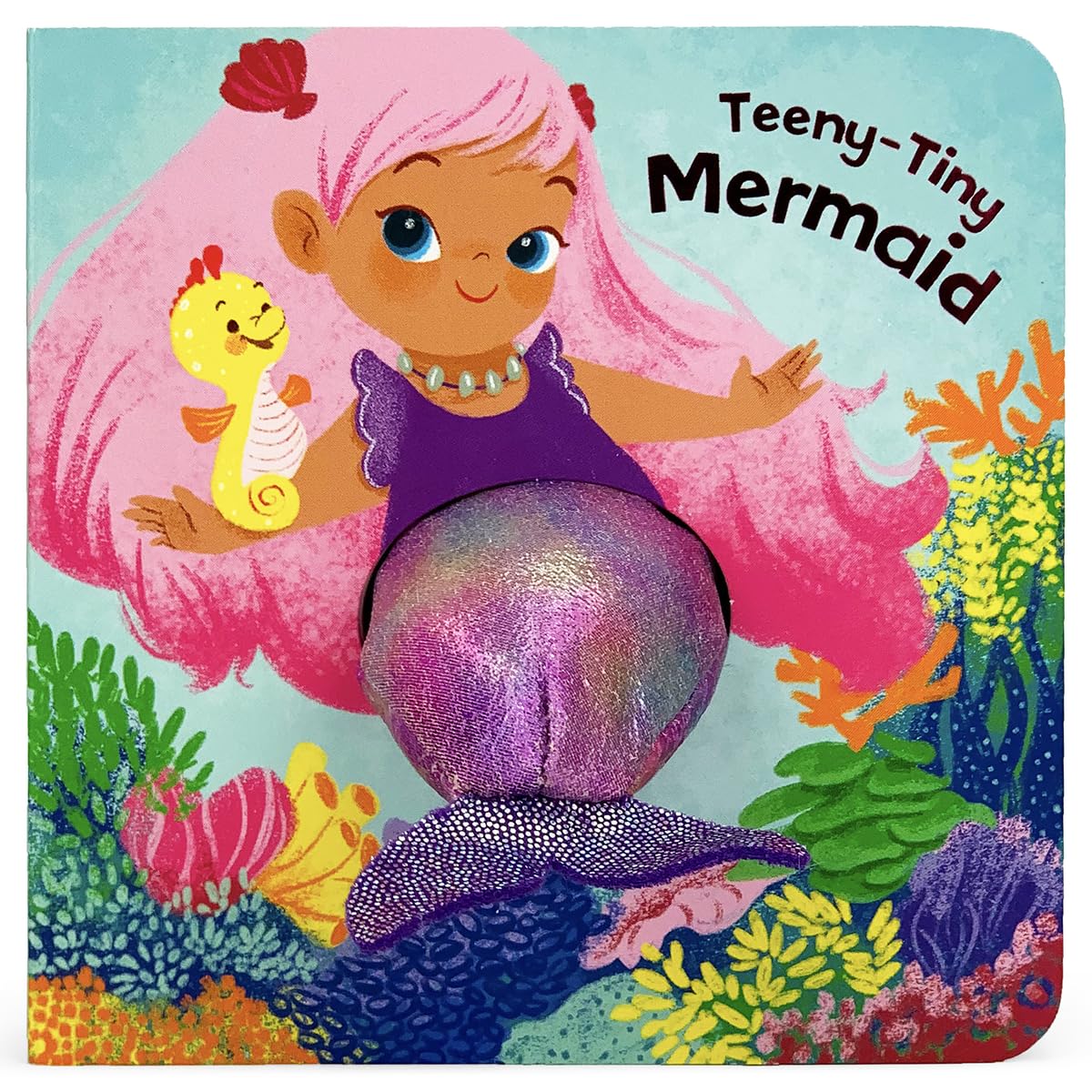 Paradise Clay CDP013 Teeny Tiny Mermaid - Finger Puppet Book