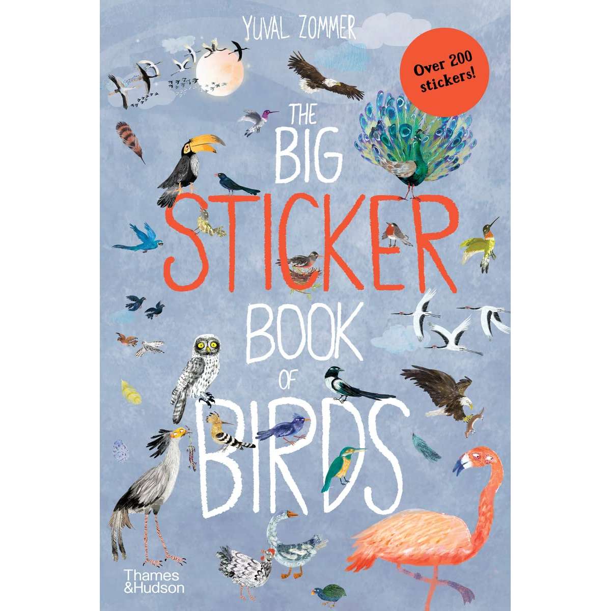 Paradise Clay WWN863 The Big Sticker Book of Birds - Book