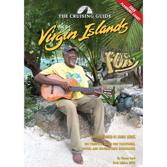 Paradise Clay CGP057 The Cruising Guide to the Virgin Islands 2025 edition - Book
