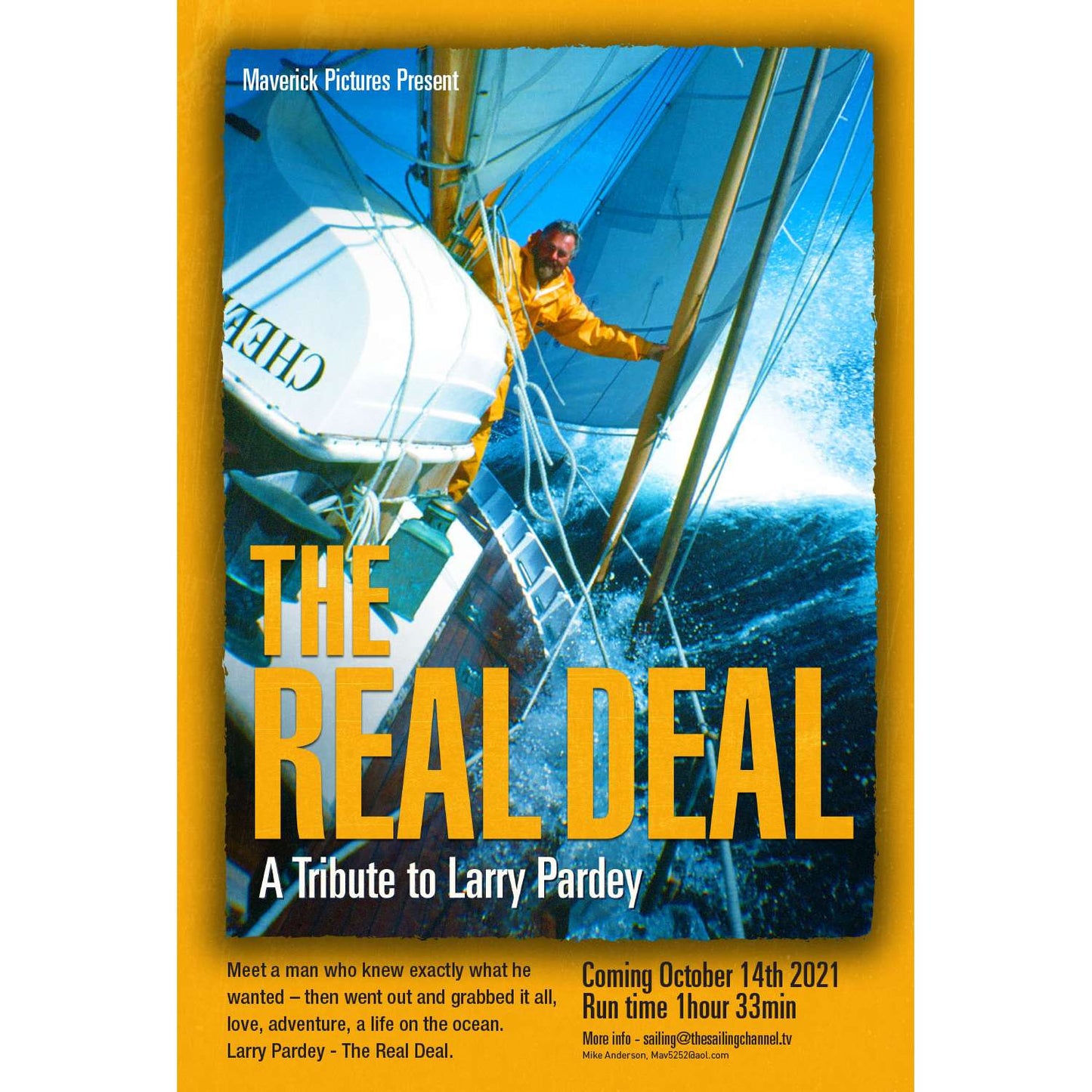 Paradise Clay PDV012 The Real Deal - Larry Pardey, Sailor & Adventurer DVD