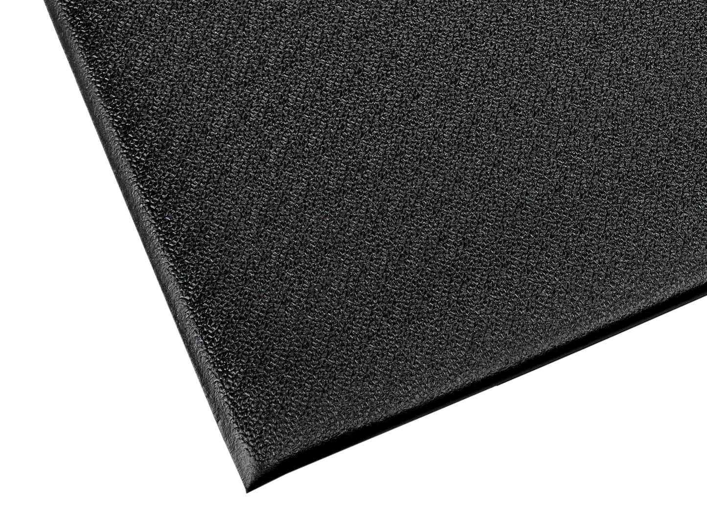 Crown Matting FP 2436BK Tuff-Spun 3/8 Pebble-Surface 2'x3' Black Anti-Fatigue Dry Area Mat