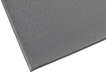 Crown Matting FP 2436GY Tuff-Spun 3/8 Pebble-Surface 2'x3' Gray Anti-Fatigue Dry Area Mat