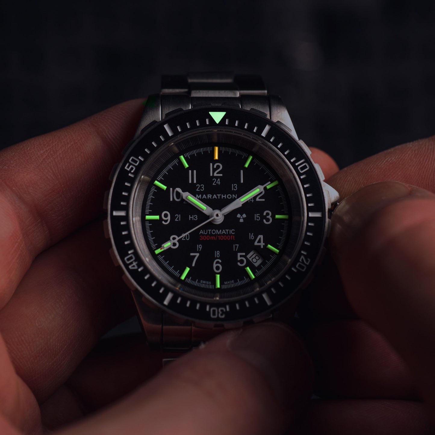 Marathon WW194006SS-0112 Large Diver's Automatic (GSAR) - 41mm with Stainless Steel MA Bracelet