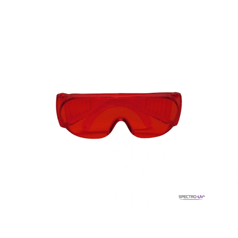 Spectro-UV 125451 UV Absorbing Safety Glasses, Red