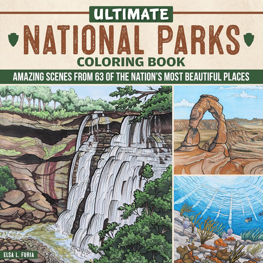 Paradise Clay FCP149 Ultimate National Parks Coloring Book