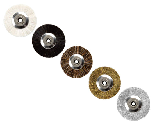 Foredom A-UB11-50 Unmounted Disc, White Goat Hair, 3.2Mm Ah, 25.4Mm D