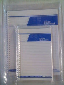 SOS Cleanroom Unitek Cleanroom Notebook 5.5" x 8.5" (Lined Paper)