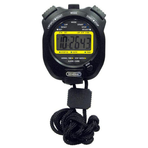 General Tools SW269 Stopwatch With Clock