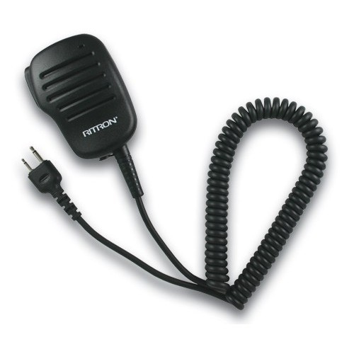 Ritron RSM-3XA Remote Speaker Microphone with Swivel Lapel Clip