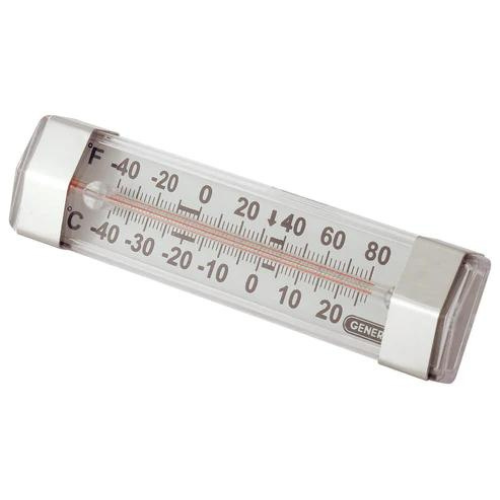 General Tools FT80H Horizontal Refrigerator/Freezer Analog Thermometer