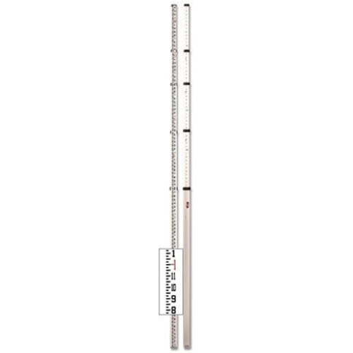 Bosch 06-816C Aluminum 16-Foot Telescoping Rod In Feet, Inches, And Eighths, Silver