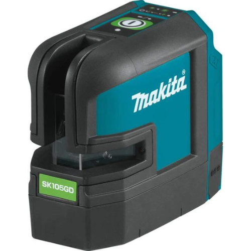 Makita SK105GDZ 12V max CXT® Lithium‘Ion Cordless Self‘Leveling Cross‘Line Green Beam Laser, Tool Only