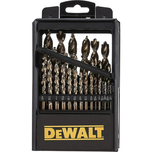 Dewalt DWA1269 Industrial Cobalt Alloy Steel Pilot Point® Drill Bit Set (29 Pc)