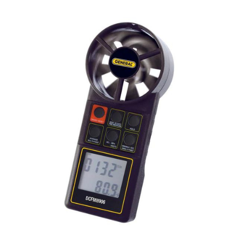 General Tools DCFM8906 One-Piece Airflow Volume Anemometer-Thermometer