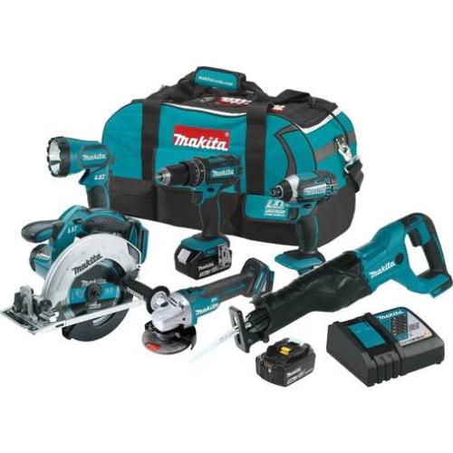 Makita XT610 18V LXT® Lithium‘Ion Cordless 6‘Pc. Combo Kit (3.0Ah)