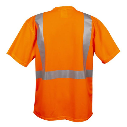 Cordova Safety V4104XL Cor-Brite™ Class II T-Shirt Crew Neck, One Front Pocket
