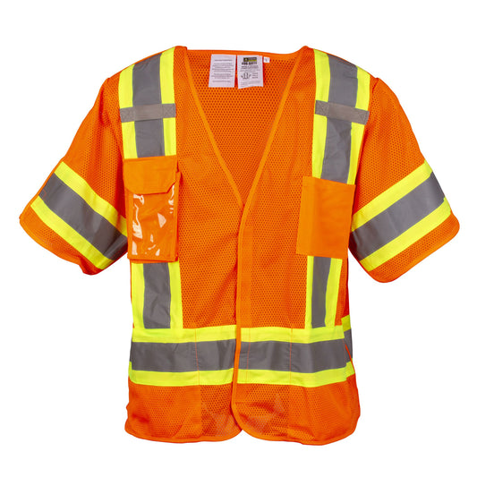 Cordova Safety VB3200FR5XL Breakaway Safety Vest, COR-BRITE®, Type R, Class 3, FR