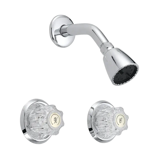 Matco-Norca VE-822C Value Engineered Two Handle Shower Only Trim, Chrome
