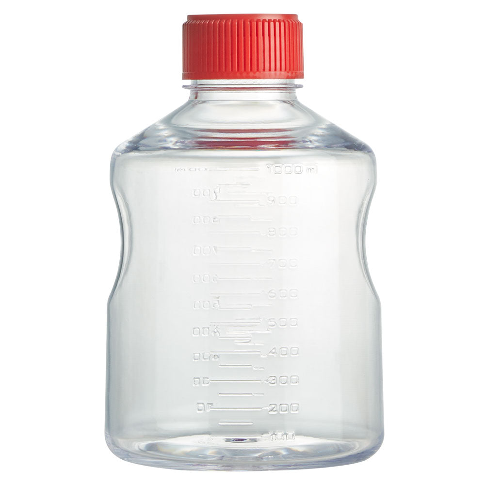 Globe Scientific VF-SB-1000 Diamond PureFlow Solution Bottle 1000mL PS STERILE Individually Wrapped