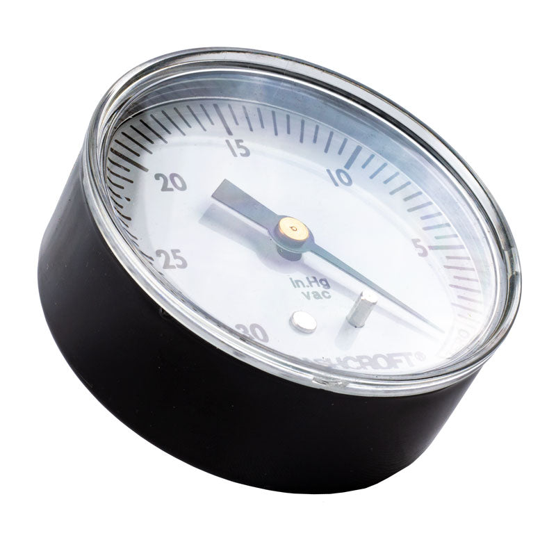 Solberg VG-030-025 Vacuum Gauge 0 to 30 inHg Industrial Vacuum Pressure Gauge with 1/4 Inch NPT Connection