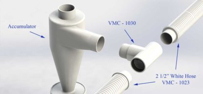 Vaniman VMC-1030 Large Cyclone Accumulator Tee Adaptor