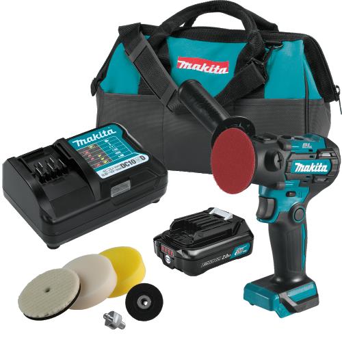 Makita VP01R1 12V max CXT® Lithium‘Ion Brushless 3" Polisher / 2" Sander Kit (2.0Ah)