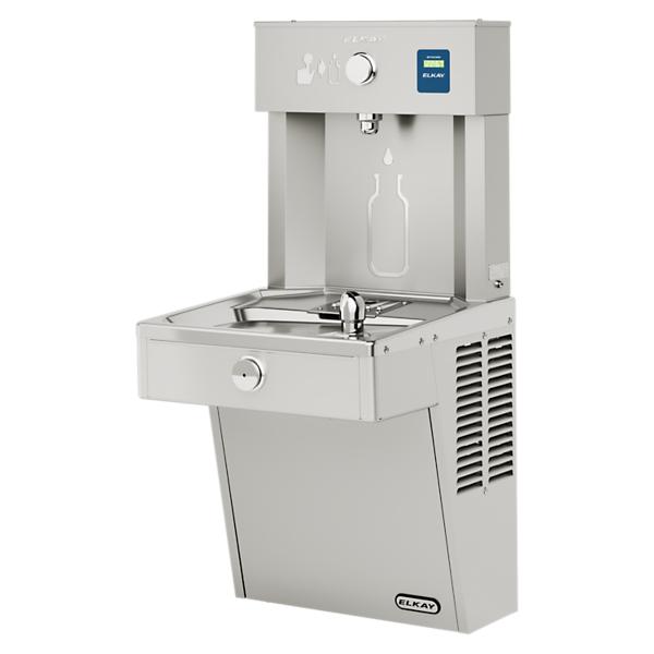 Elkay VRCDWSK ezH2O® Vandal-Resistant Bottle Filling Station & Single Cooler Non-Filtered Non-Refrigerated Stainless