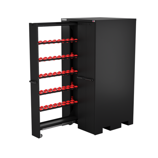 Champion Tool Storage VSC40-BK 4-Drawer Standard Depth Vertical Storage Cabinet VSC40 | 40"W x 84"H x 41"D, Satin Black