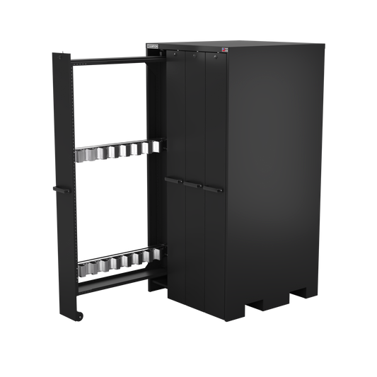 Champion Tool Storage VSCB-BK 4-Drawer Standard Depth Vertical Storage Cabinet VSCB | 40"W x 84"H x 41"D, Satin Black