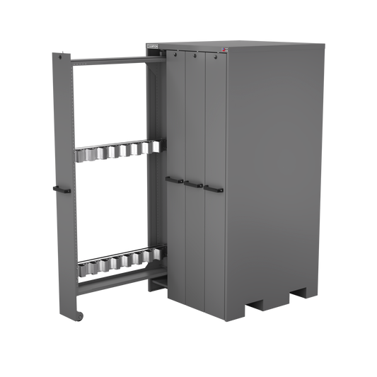 Champion Tool Storage VSCB-DG 4-Drawer Standard Depth Vertical Storage Cabinet VSCB | 40"W x 84"H x 41"D, Dark Gray