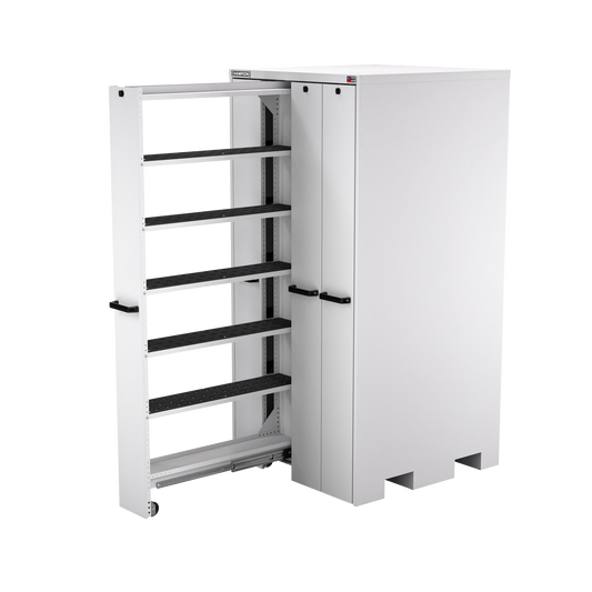 Champion Tool Storage VSCC4-LG 4-Drawer Standard Depth Vertical Storage Cabinet VSCC4 | 40"W x 84"H x 41"D, Light Gray